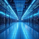 Image of data center to set tone for article on global managed IT solutions