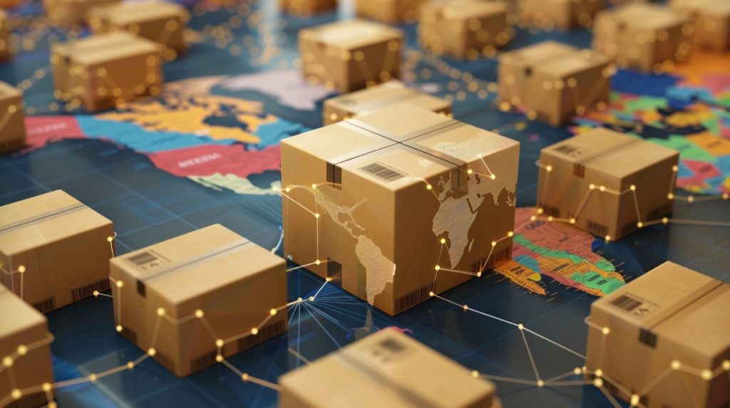 A visual representation of producement supply chain management
